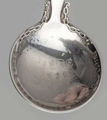 Norwegian Silver Liberation Spoon - Norge 1945, Thorvald Marthinsen